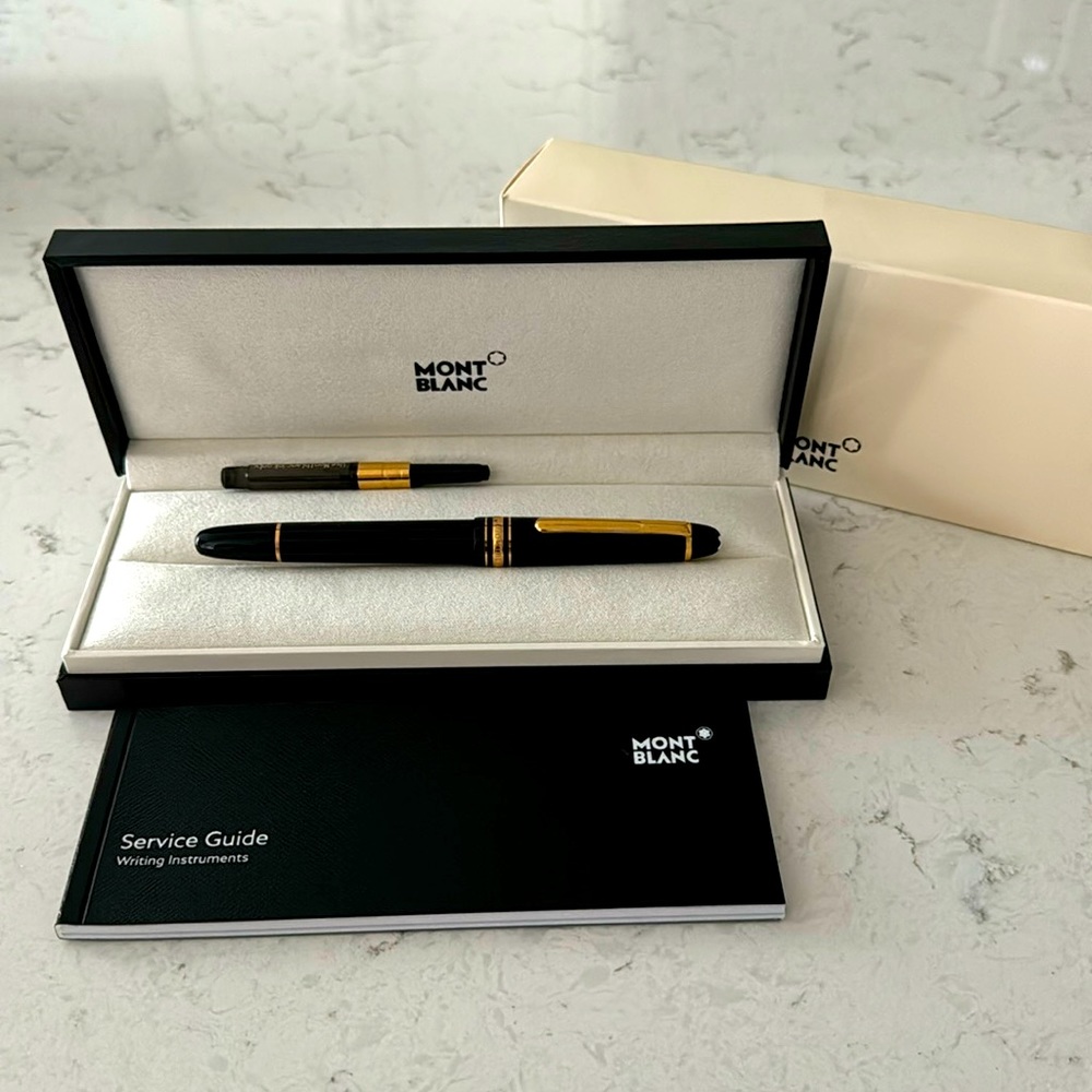Mont Blanc Rose Gold Meisterstuck Fountain Pen